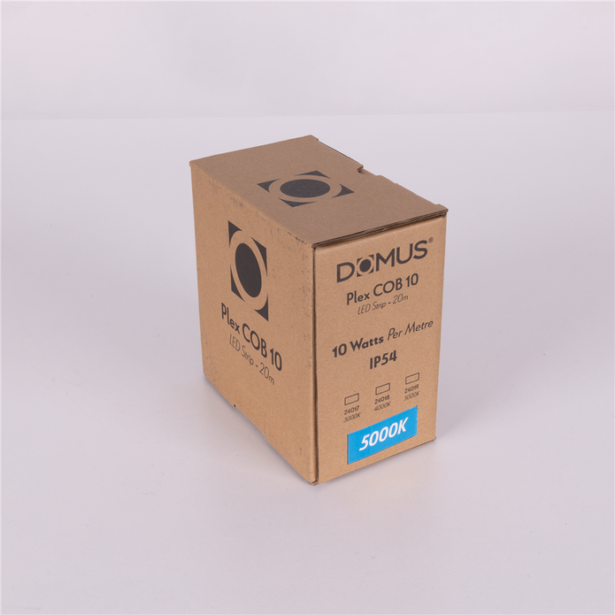 plex cob 10 strip ip54 cri90 24v 640led m 20m pack plex cob 10 20m