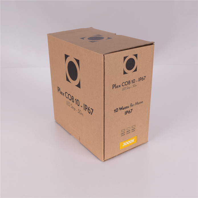 plex cob 10 ip67 strip ip67 cri90 24v 640led m 50m plex cob 10 ip67 50m