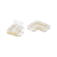 Thumbnail for plex cob l shape strip to strip connector 5 pack plex cob lcon