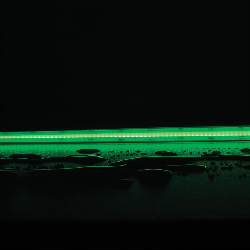 plex rgb 14w p m cob strip 24v ip67 840led m 1m plex rgb ip67