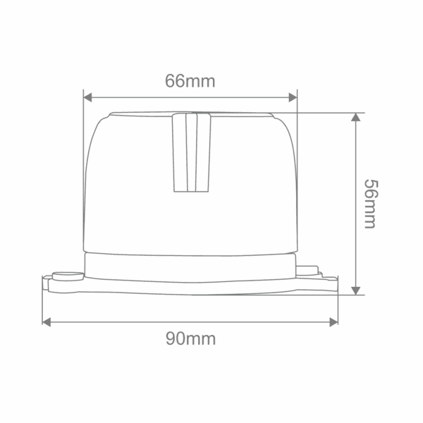 Surface Socket 240V Base 3-Pin