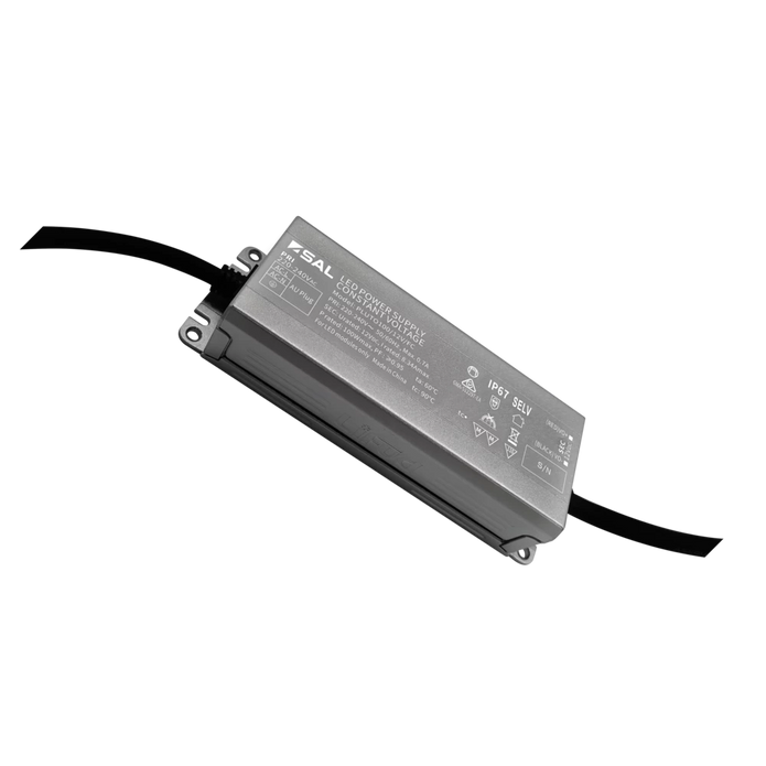 SAL Pluto LED Driver 100W 24V Flicker Control IP67 Flex & Plug