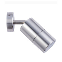 Thumbnail for Single Adjustable MR16 Exterior Surface Mounted Wall Pillar Spot Light in 316 Stainless Steel