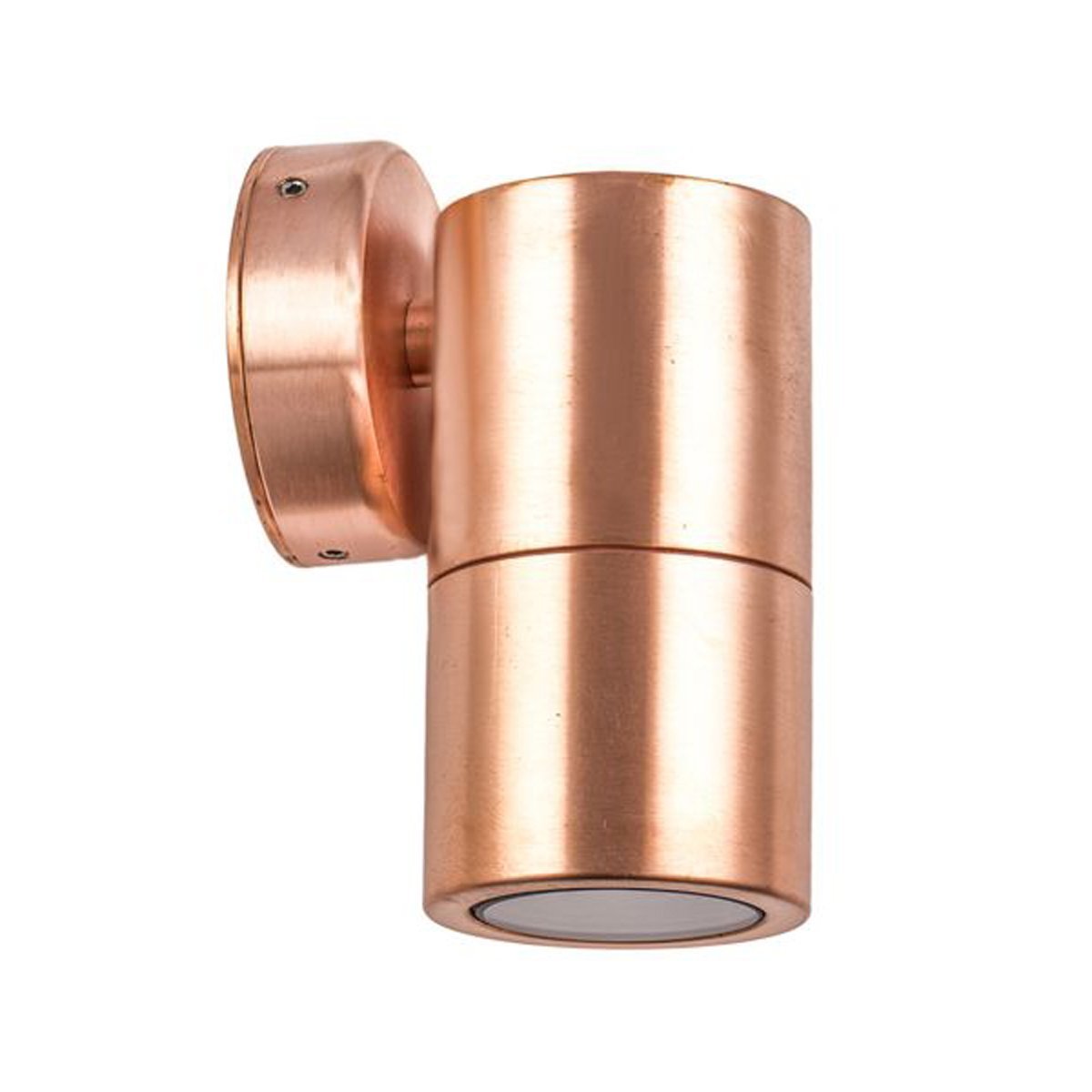 Fixed MR16 Exterior Surface Mounted Wall Pillar Spot Light in Copper