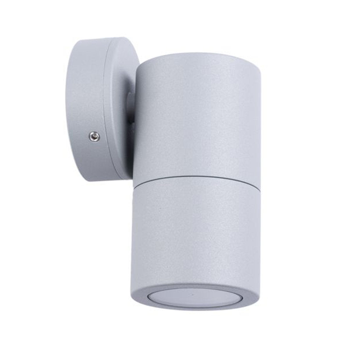 Fixed MR16 Exterior Surface Mounted Wall Pillar Spot Light in Matt Grey