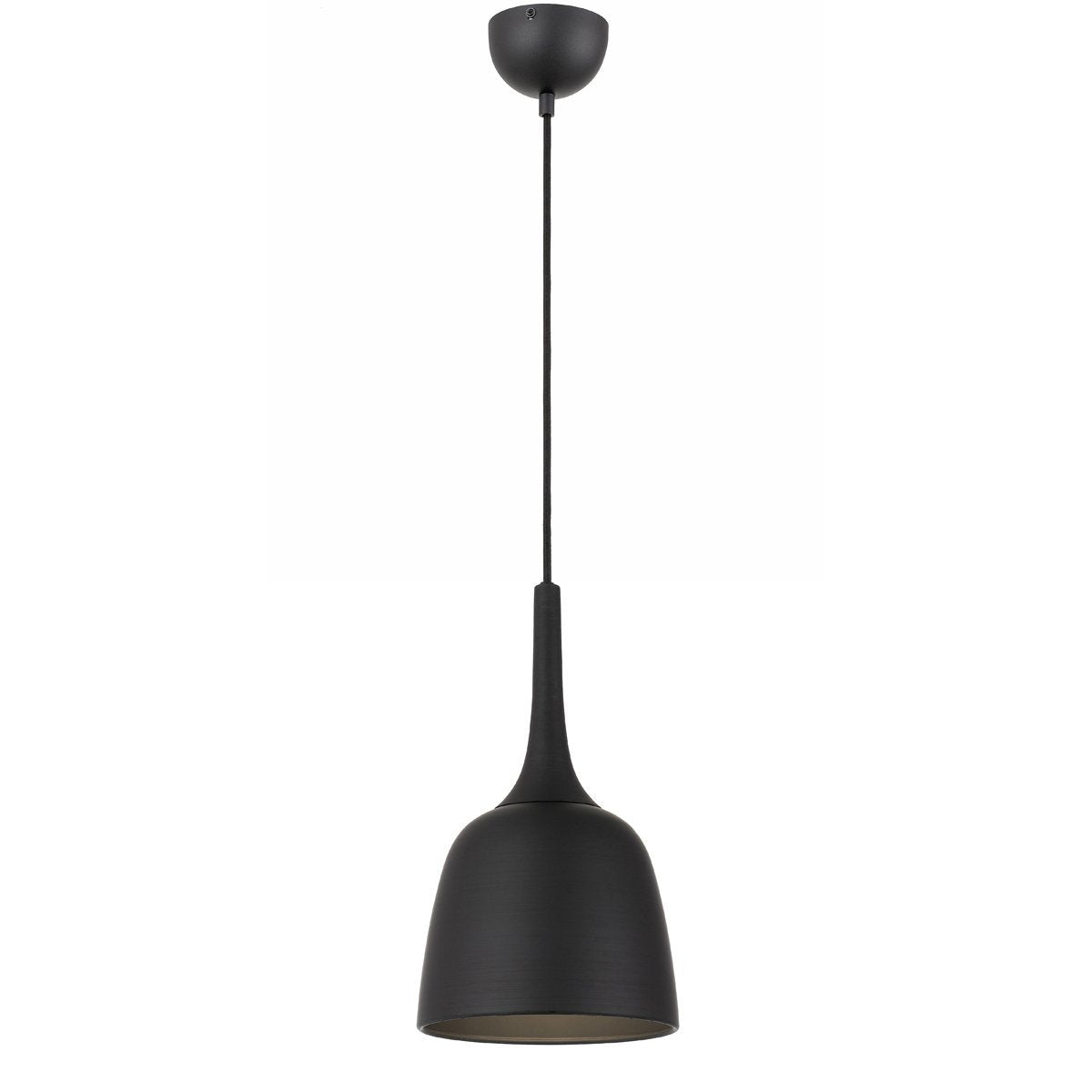 Polk 200mm 1 Light Pendant in Matt Black