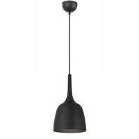 Thumbnail for Polk 200mm 1 Light Pendant in Matt Black