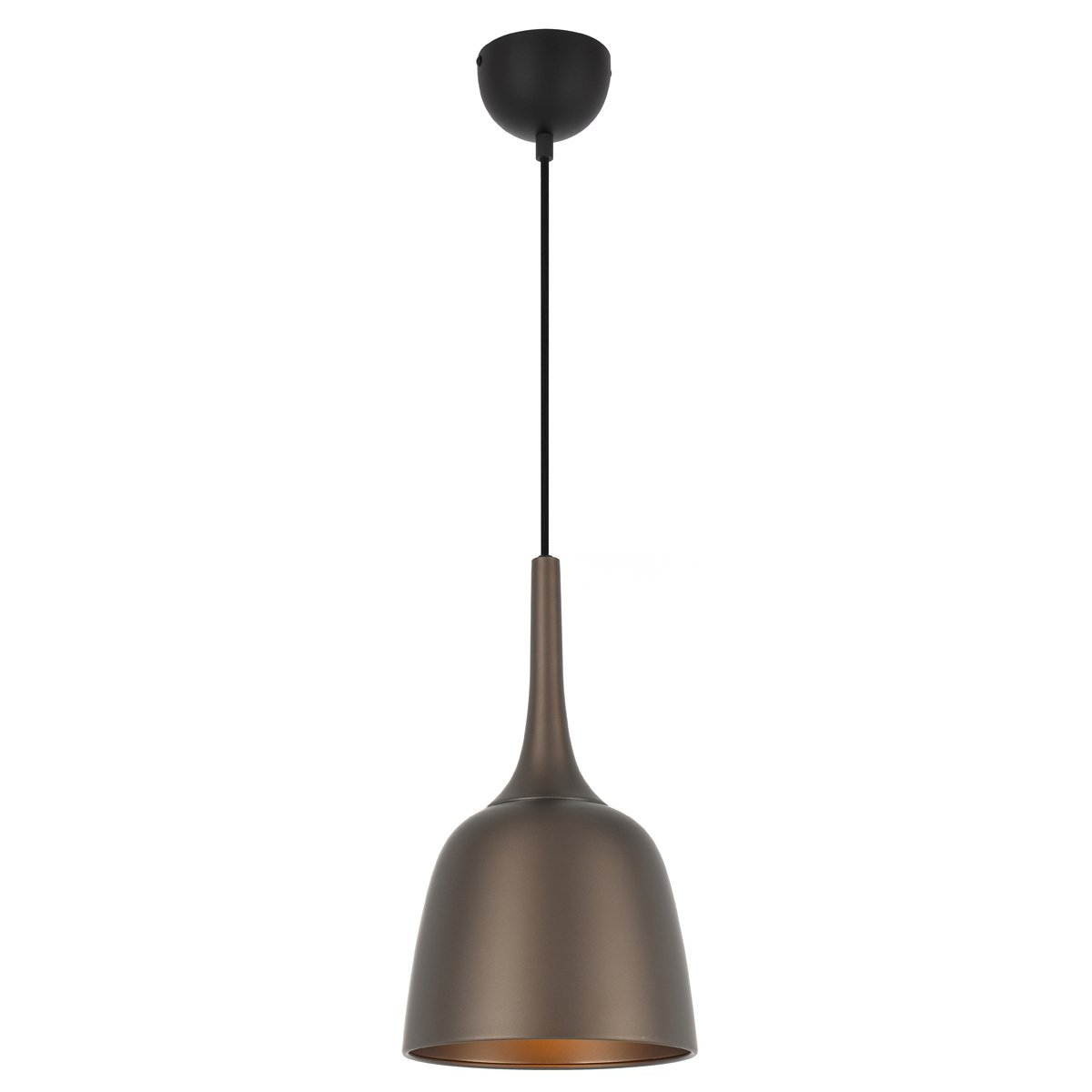 Polk 200mm 1 Light Pendant in Brushed Bronze