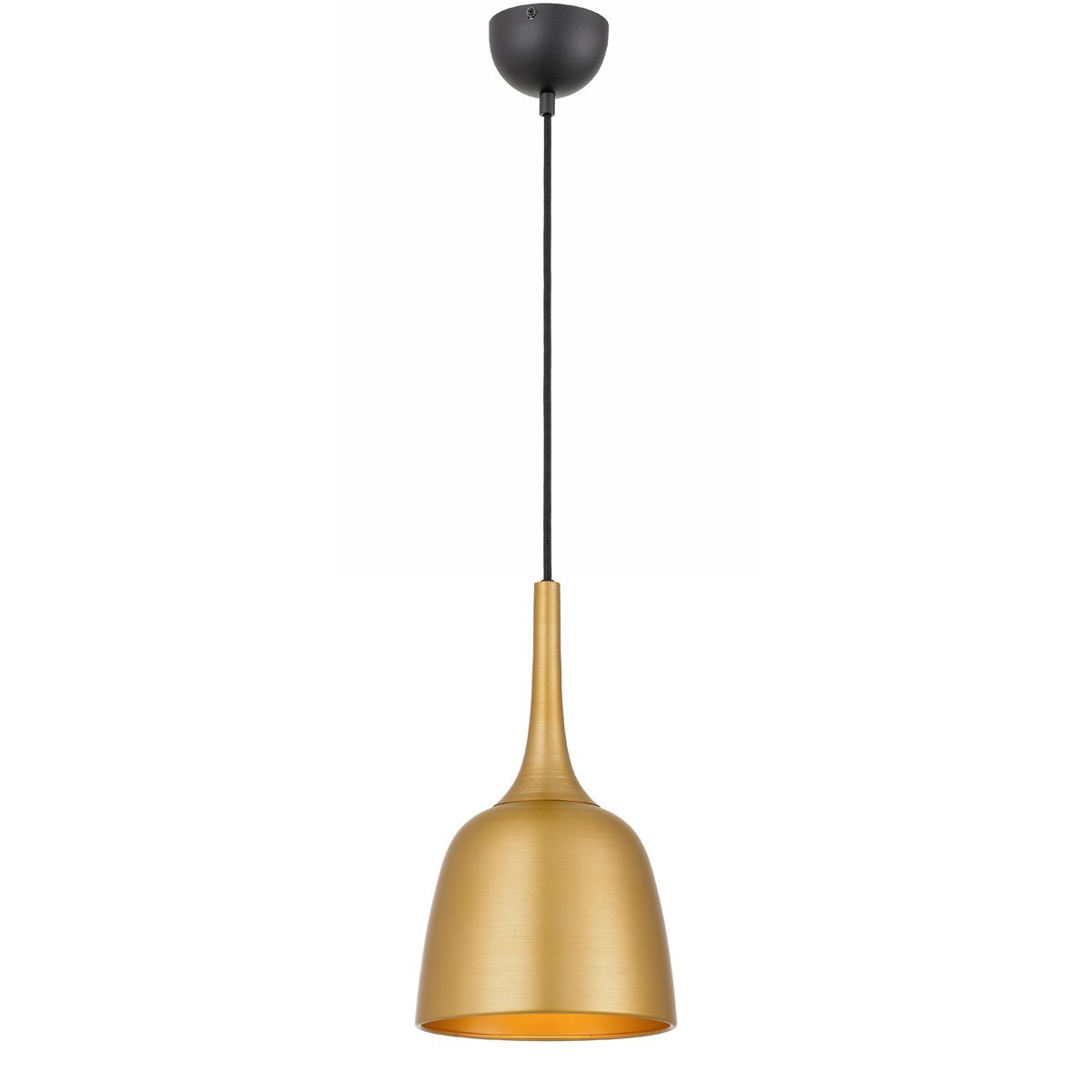 Polk 200mm 1 Light Pendant in Brushed Gold