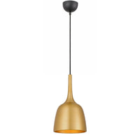 Thumbnail for Polk 200mm 1 Light Pendant in Brushed Gold