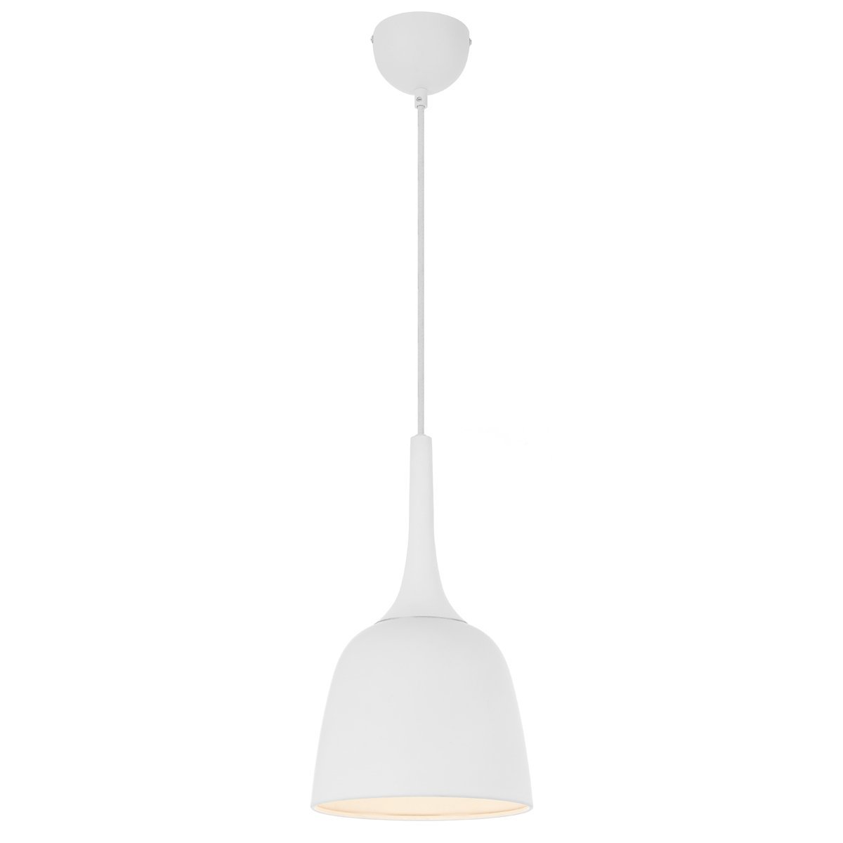 Polk 200mm 1 Light Pendant in Matt White