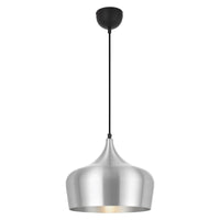 Thumbnail for Polk 300mm 1 Light Pendant in Brushed Aluminium