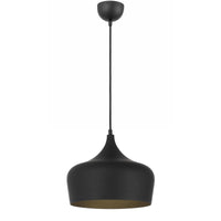 Thumbnail for Polk 300mm 1 Light Pendant in Matt Black