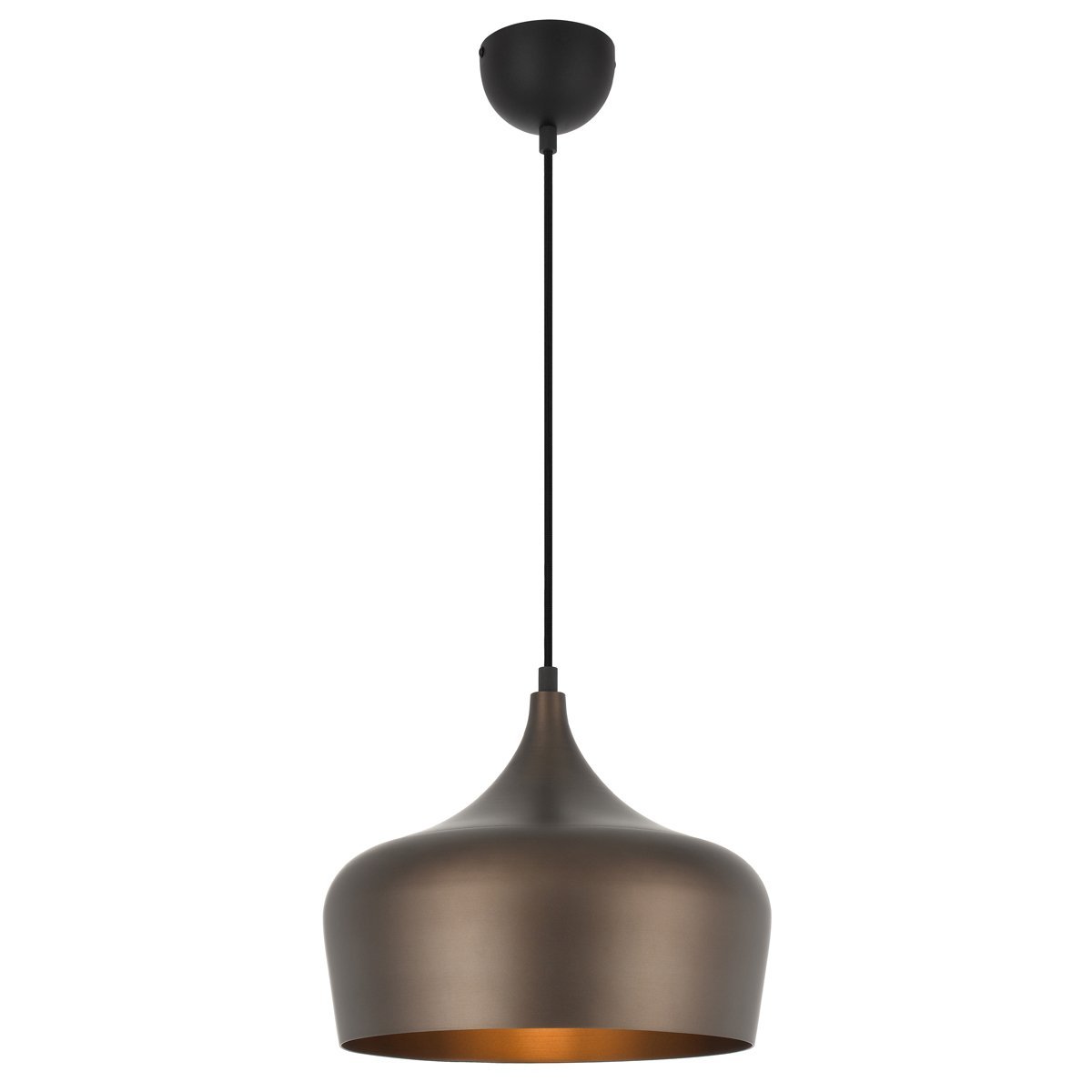 Polk 300mm 1 Light Pendant in Brushed Bronze