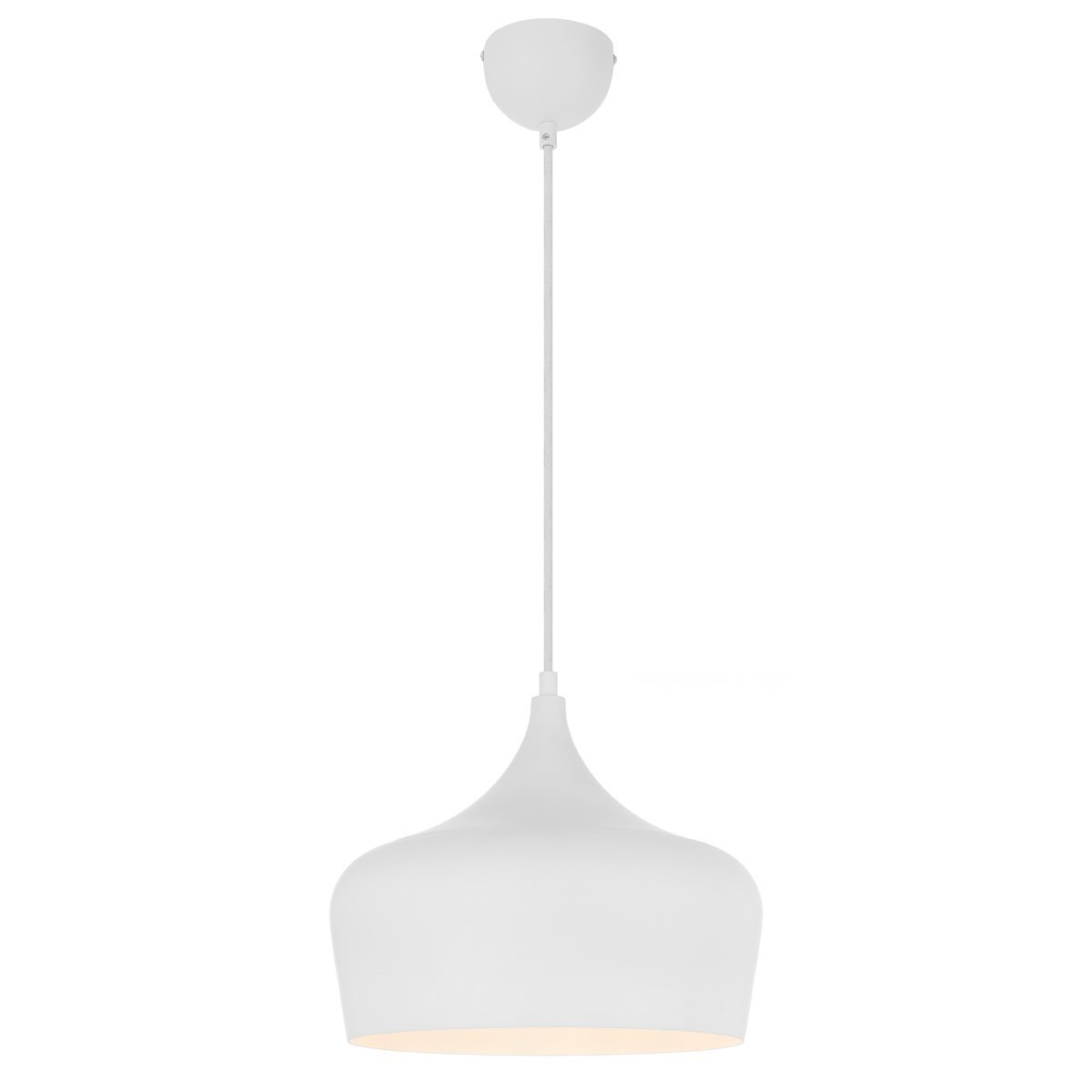 Polk 300mm 1 Light Pendant in Matt White