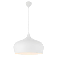 Thumbnail for Polk 460mm 1 Light Pendant in Matt White