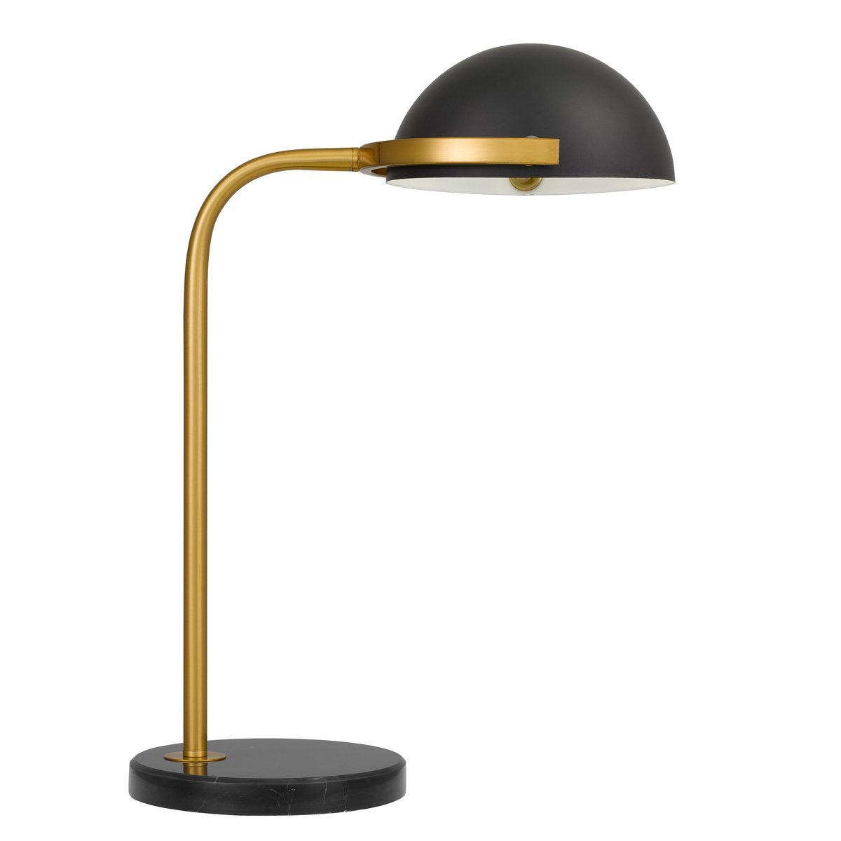 Pollard Table Lamp in Black and Antique Gold