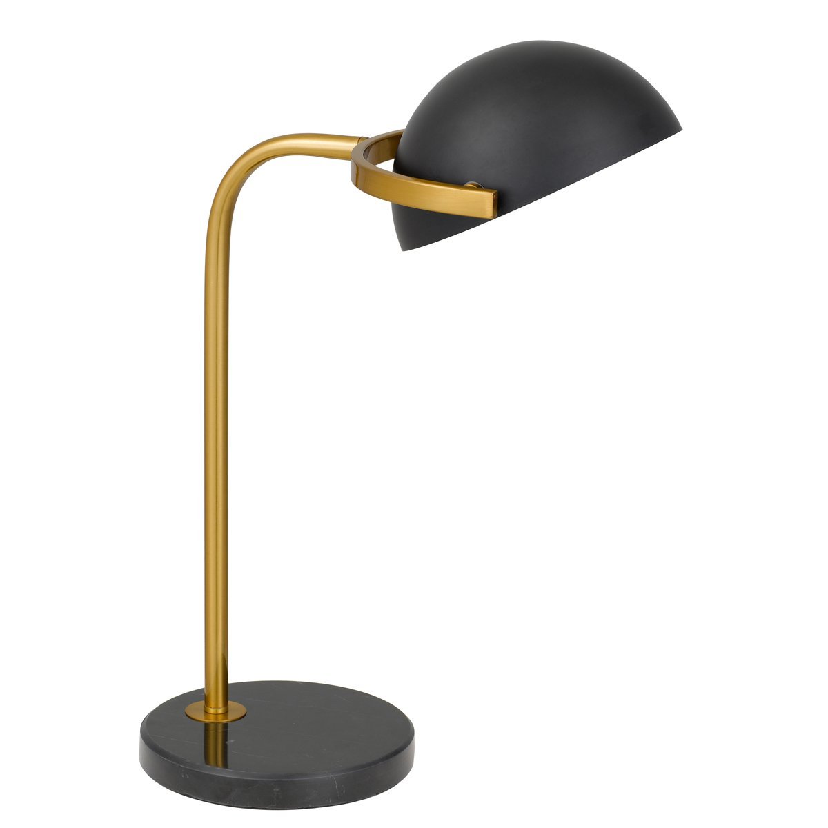 Pollard Table Lamp in Black and Antique Gold