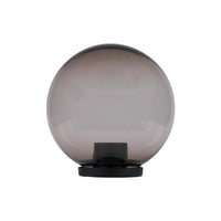 Thumbnail for polysphere 200mm sphere 240v polycarbonate garden light black e27