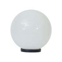 Thumbnail for polysphere 250mm sphere 240v polycarbonate garden light black e27