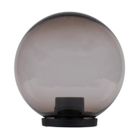 Thumbnail for polysphere 400mm sphere 240v polycarbonate garden light black e27