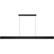 Prinia Black 65W 2032mm CCT Waved Linear LED Pendant