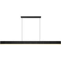 Thumbnail for Prinia Black 65W 2032mm CCT Waved Linear LED Pendant