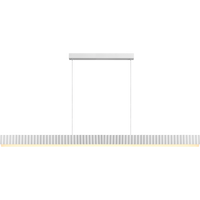 Thumbnail for Prinia White 76W 2532mm CCT Waved Linear LED Pendant