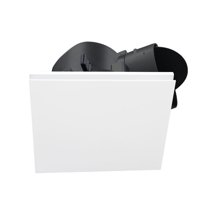AIRBUS DC 200 - Energy saving DC Exhaust Fan -White, square, low sheen fascia, Speed Control,24/7, standard or run on timer modes