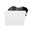 AIRBUS DC 200 - Energy saving DC Exhaust Fan -White, square, low sheen fascia, Speed Control,24/7, standard or run on timer modes