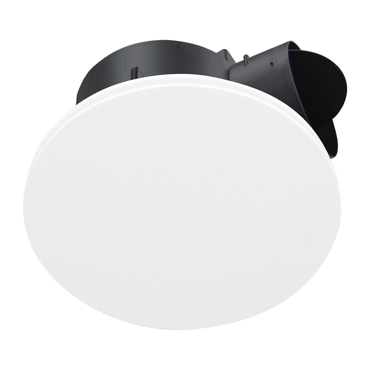 AIRBUS DC 250 - Energy saving DC Exhaust Fan -White, round, low sheen fascia, Speed Control, 24/7, standard or run on timer modes