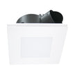 AIRBUS DC 250- DC Exhaust Fan -14w Tri Colour LED Panel -White, square, low sheen fascia, Speed Control, 24/7, standard or run on timer modes