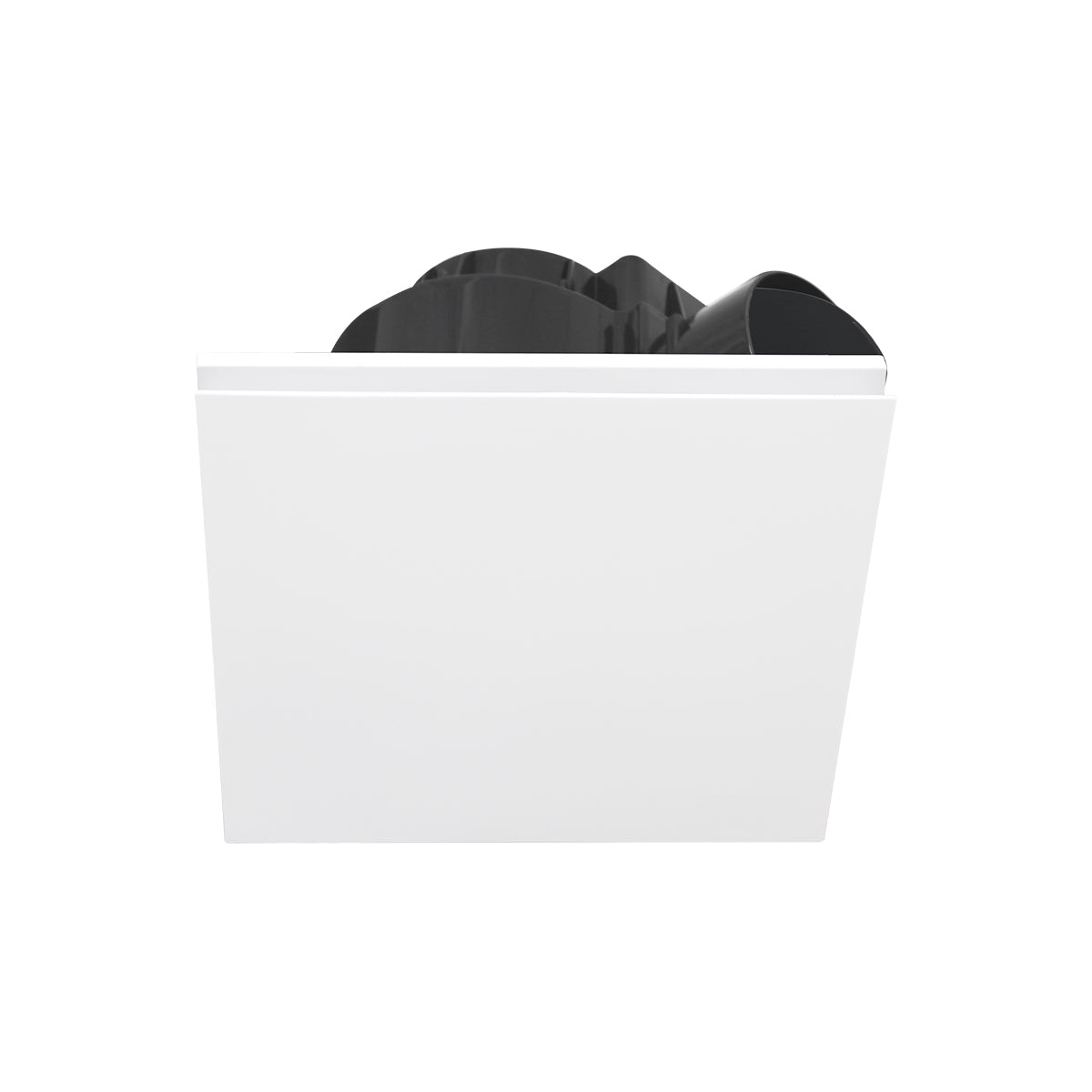 AIRBUS 200 - Premium Quality AC Side Ducted Exhaust Fan with a White, Square, Low Sheen, Rotational Fascia