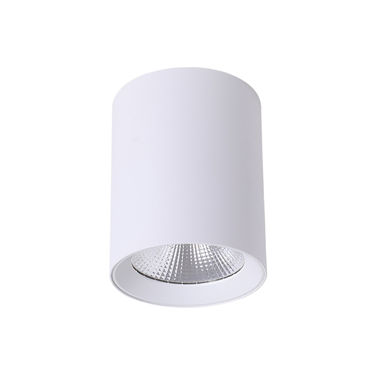 Paco 15W 120mm dia Tricolour LED Surface Mounted Downlight White