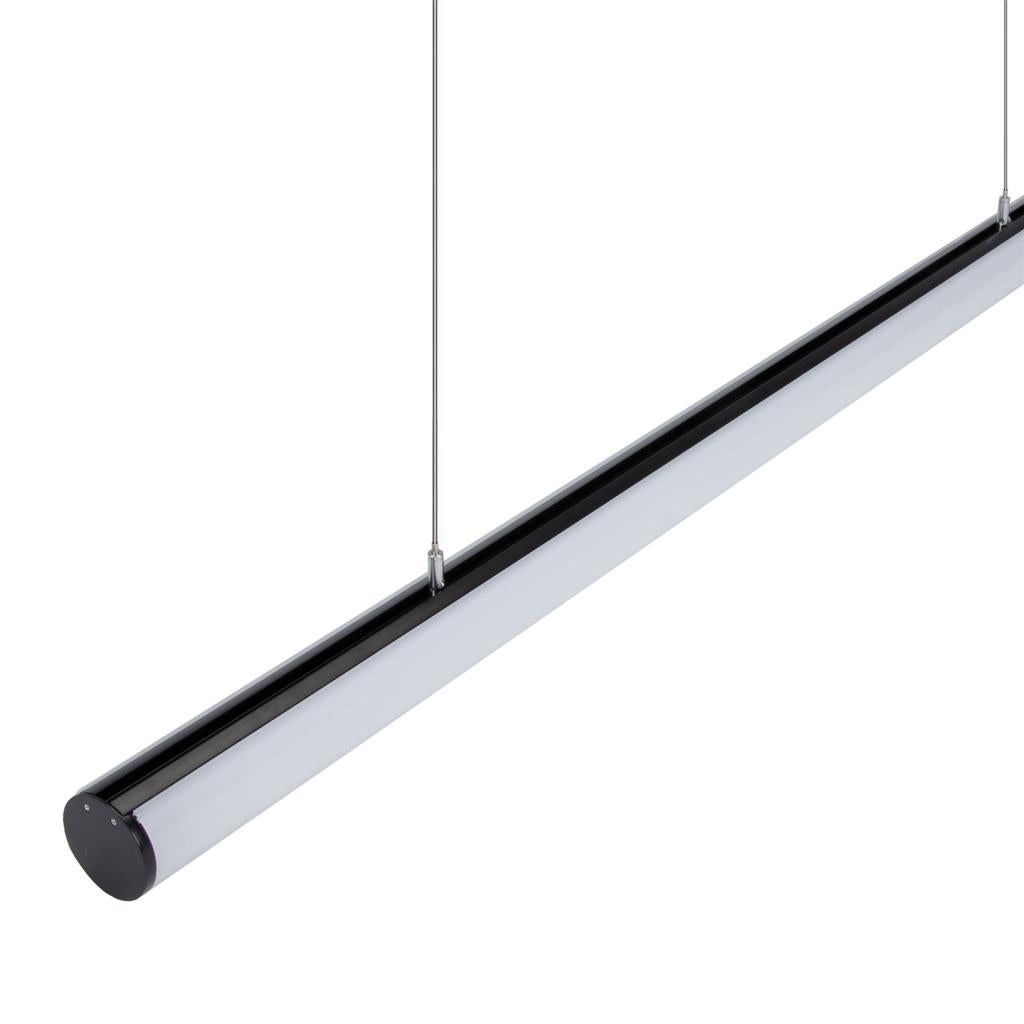 pipe 60 linear pendant ip20 31w 240v 1 7m black pipe 60 1.7m blk