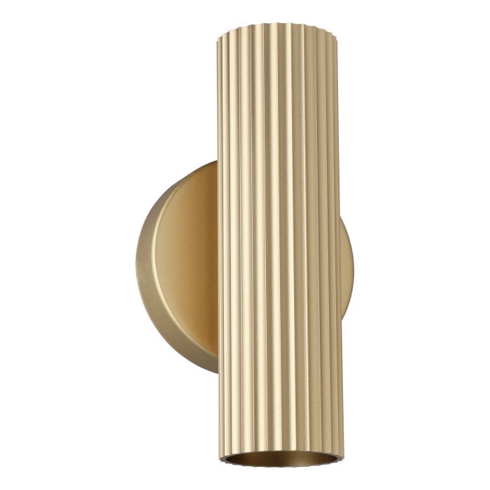 Portillo Brass Matt 2x5W CCT GU10 LED Up/Down Wall Light