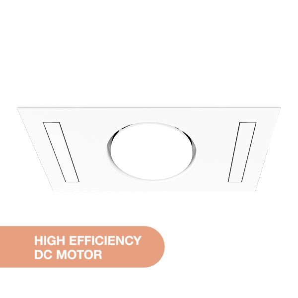 Quasar DC 2200w PTC 4 in 1 Bathroom Heater Exhaust Fan White