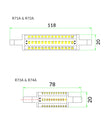 R7 LED Globes