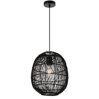 Thumbnail for Rana 30 Natural, Brown or Black Rattan Pendant