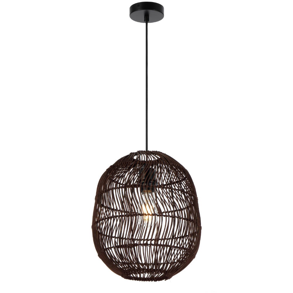 Rana 30 Natural, Brown or Black Rattan Pendant