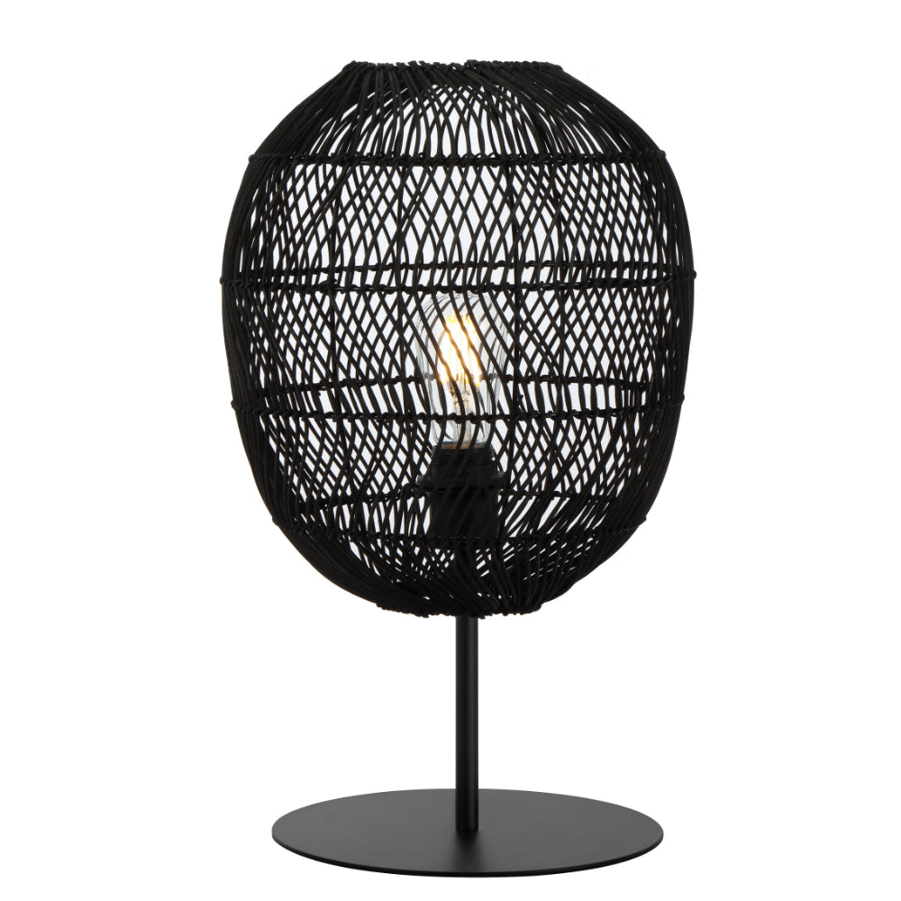 Rana 30 Natural, Brown or Black Rattan Table Lamp