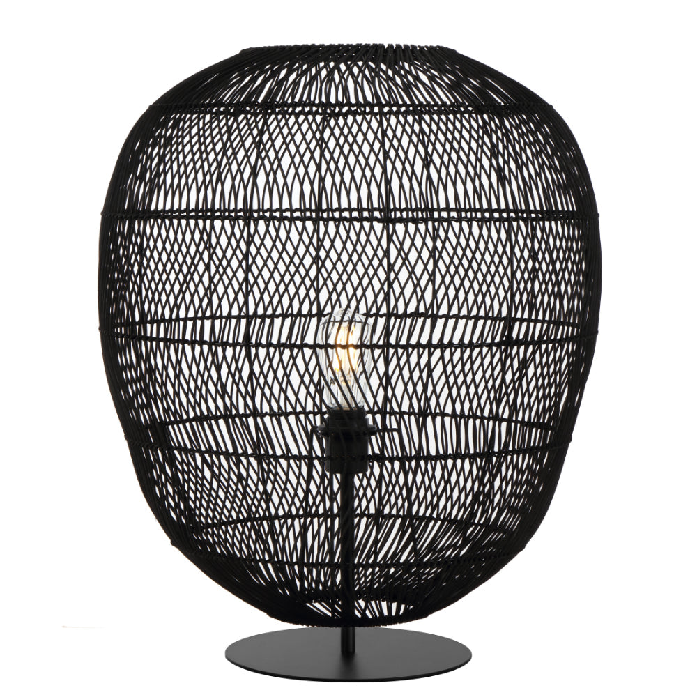 Rana 50 Natural, Brown or Black Rattan Table Lamp