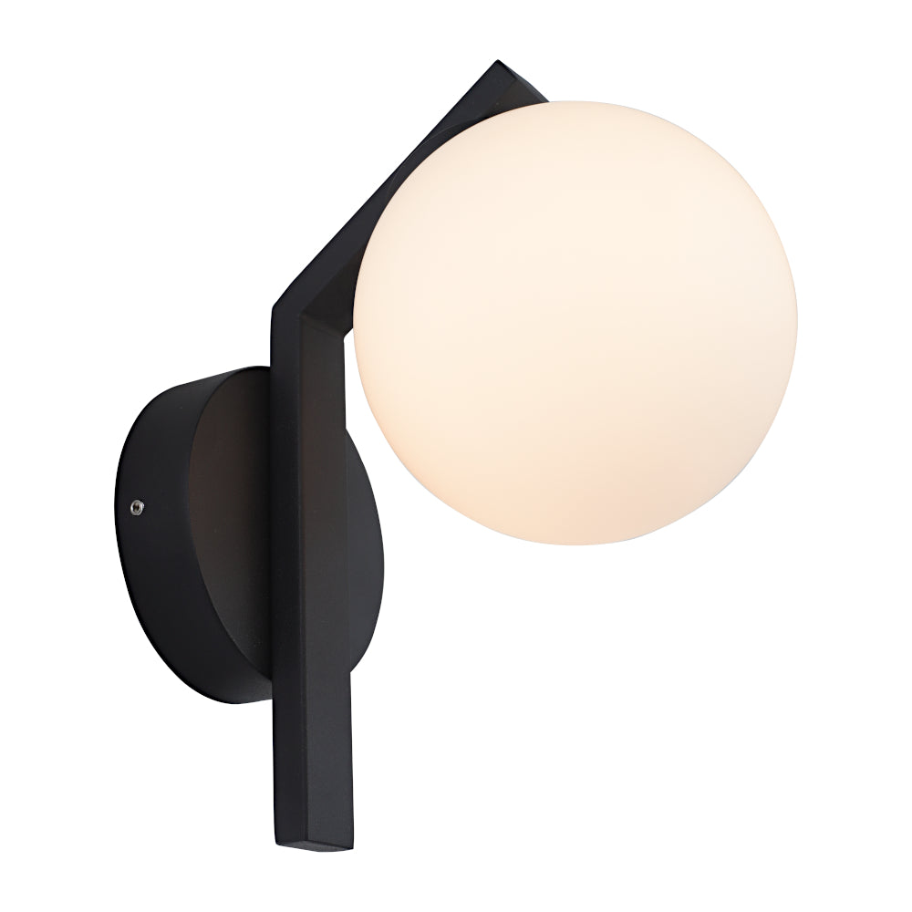 Rayna 1 Light Wall Light Black