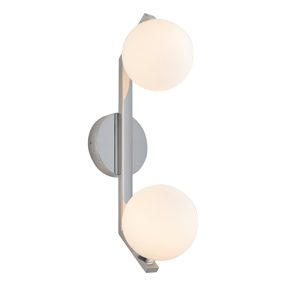 Rayna 2 Light Wall Light Chrome