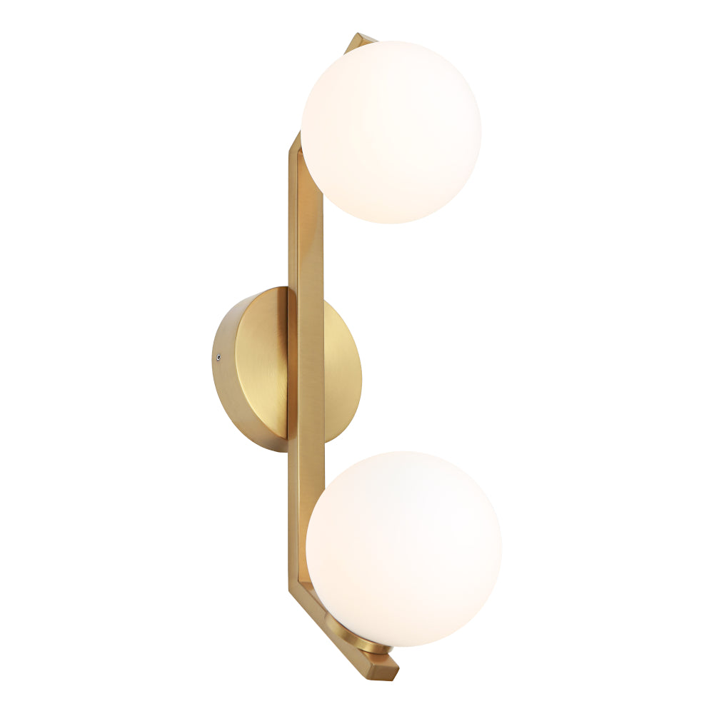 Rayna 2 Light Wall Light Gold