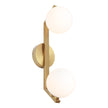 Rayna 2 Light Wall Light Gold