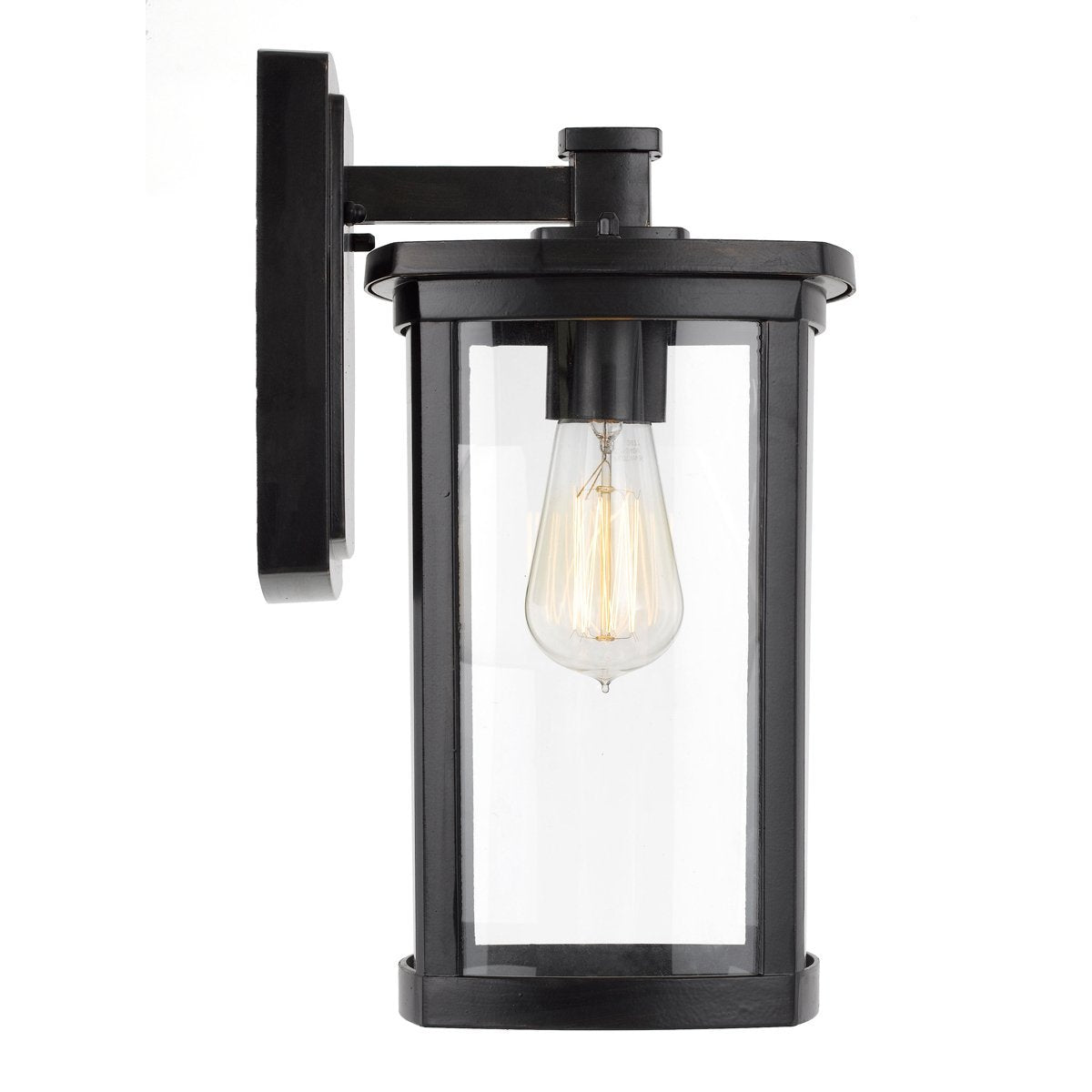 Reese Large IP44 Exterior Wall Light in Black