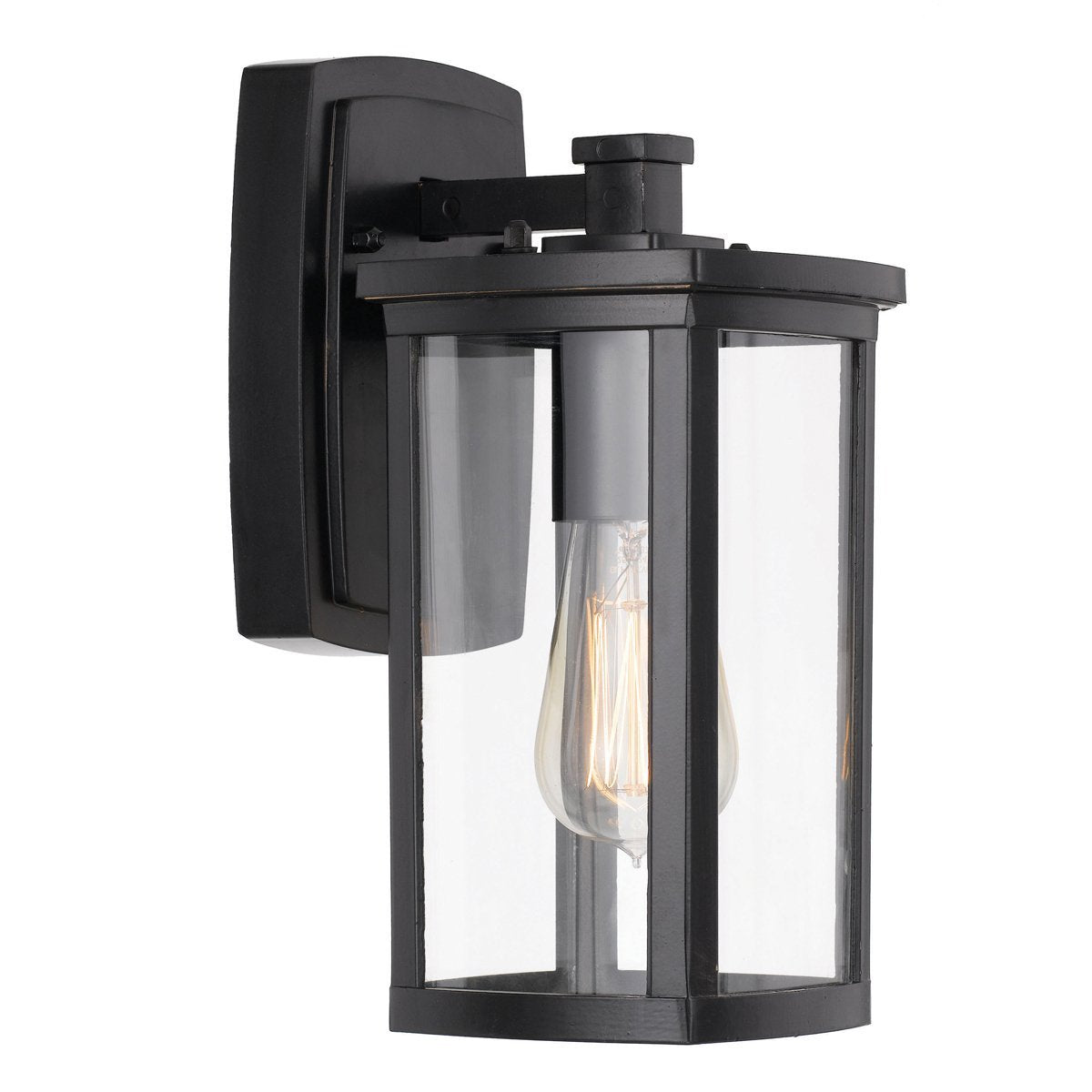 Reese Small IP44 Exterior Wall Light in Black