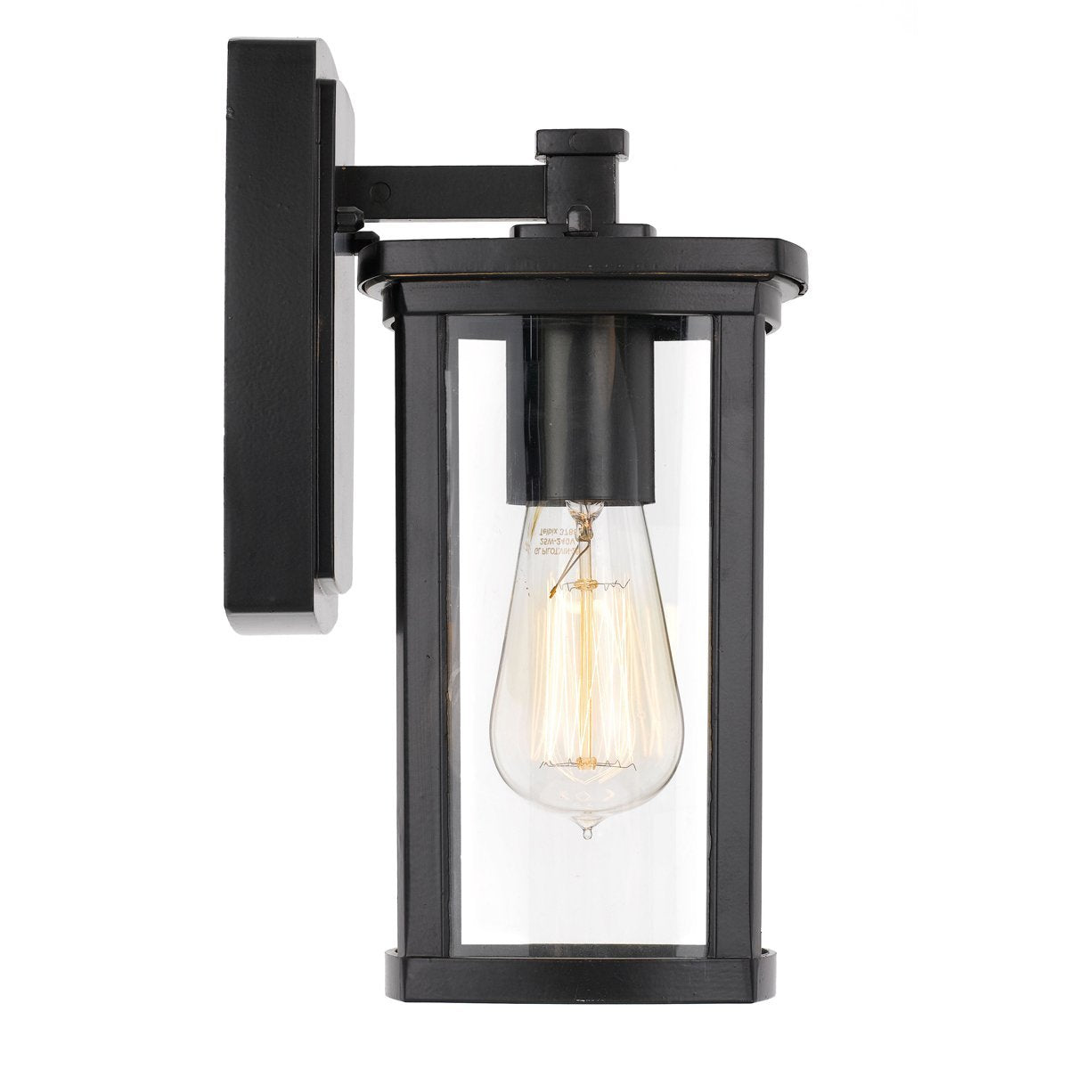 Reese Small IP44 Exterior Wall Light in Black