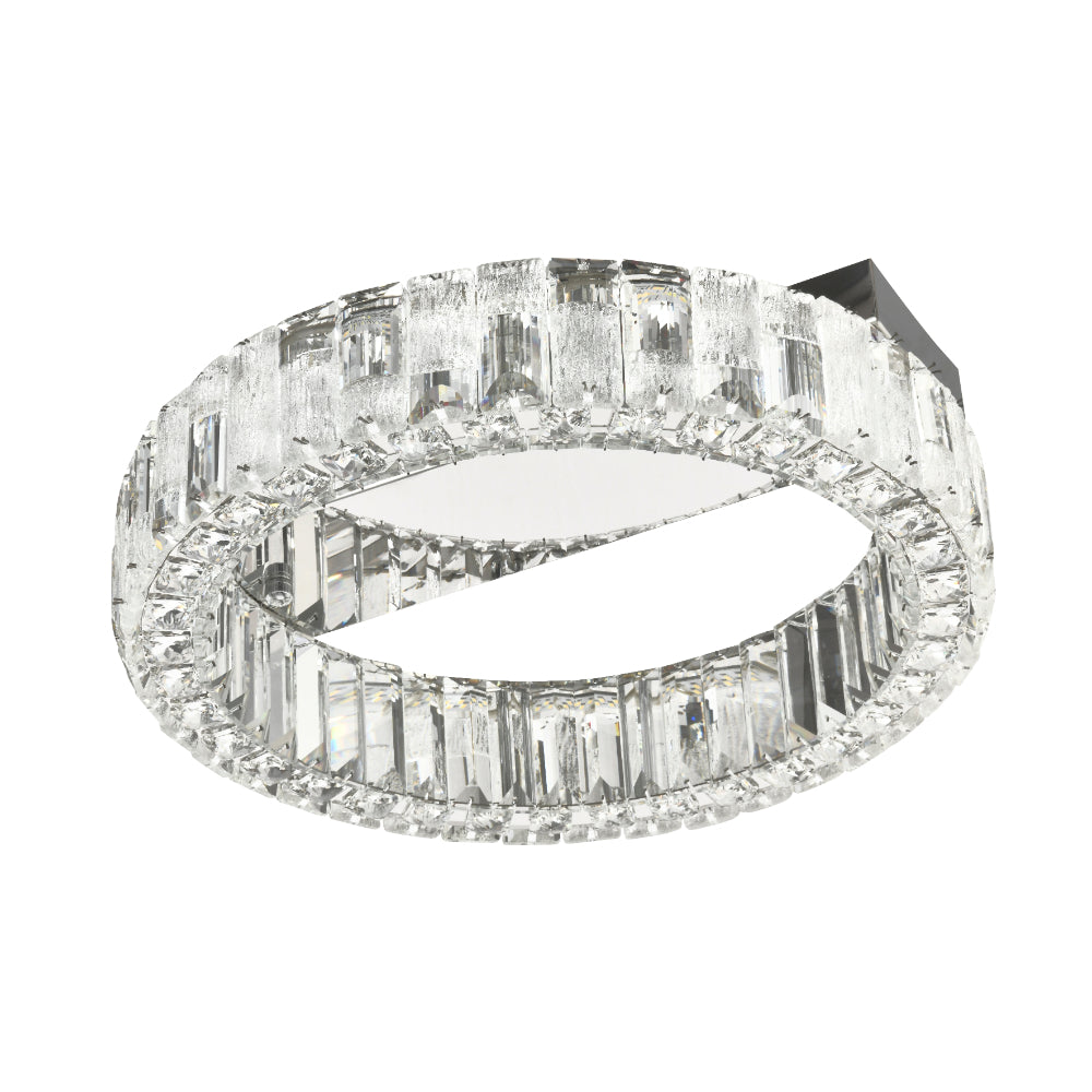 Rias Gold or Chrome 30W CCT 40cm Close to Ceiling with Remote